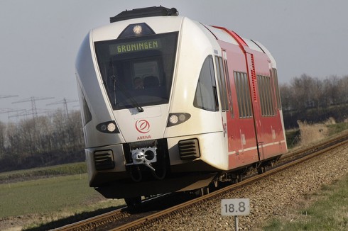 170208 Groningen - Arriva spurt trein