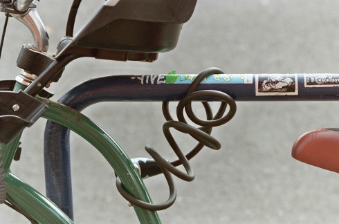 Fiets met slot