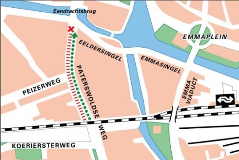 Paterswoldseweg afgesloten