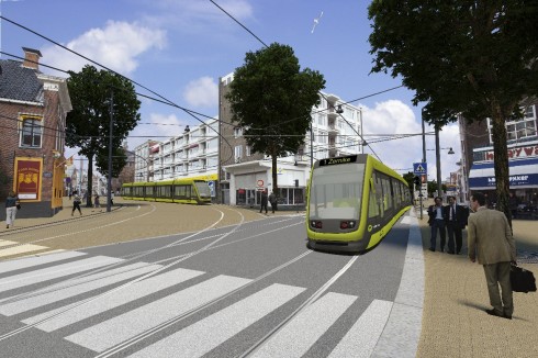 Tram Zuiderdiep - Oosterstraat - Kattendiep