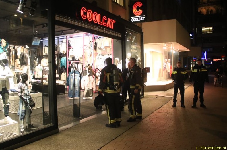 Scenario Voorschrijven De Consternatie door brandlucht in kledingwinkel Grote Markt | OOG Groningen