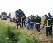Paard Sloot Leegkerk Brandweer