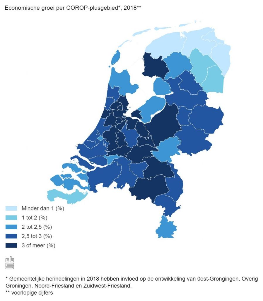 cbs economie groningen