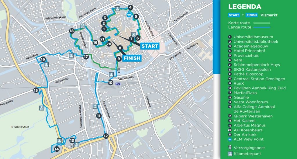 kaart urban trail 2019