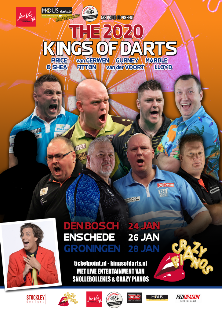 Kings of Darts 2020 sluit tour af in MartiniPlaza OOG Groningen