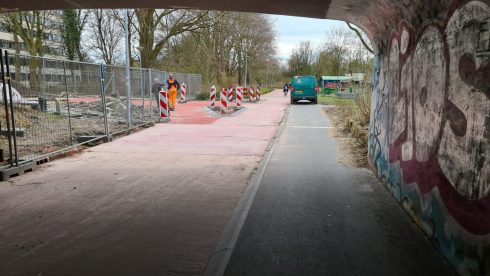 Fietspad weer open naar Zernike