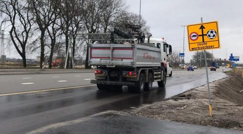 Nieuwe in- en uitvoegstrook voor bouwverkeer bij Ring-Zuid - Oog TV