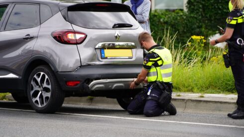 Gewonde bij kop-staart botsing Rijksweg
