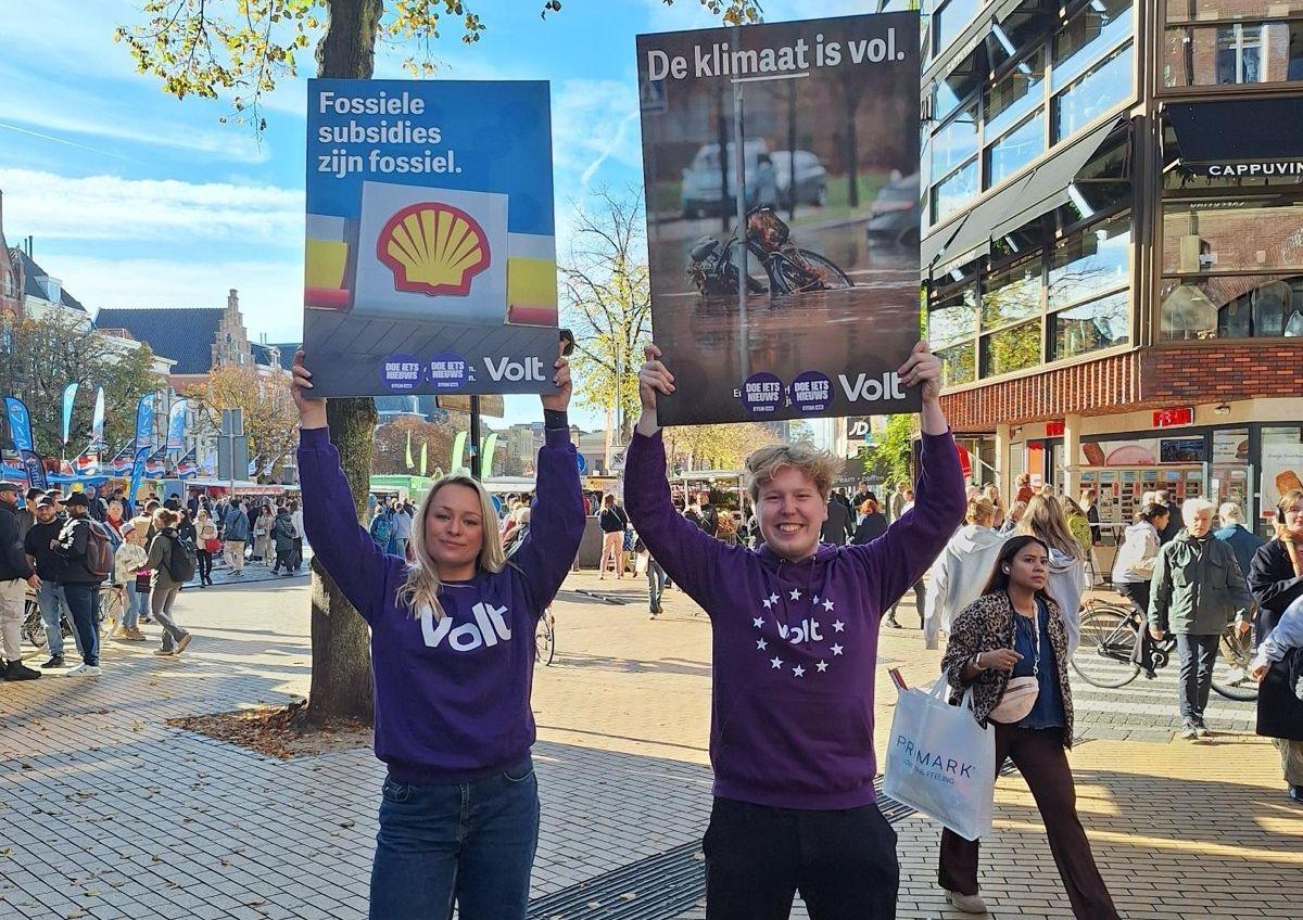 Volt strijdt op laatste campagnedag om de kiezers: “We willen één miljard investeren in cultuur”