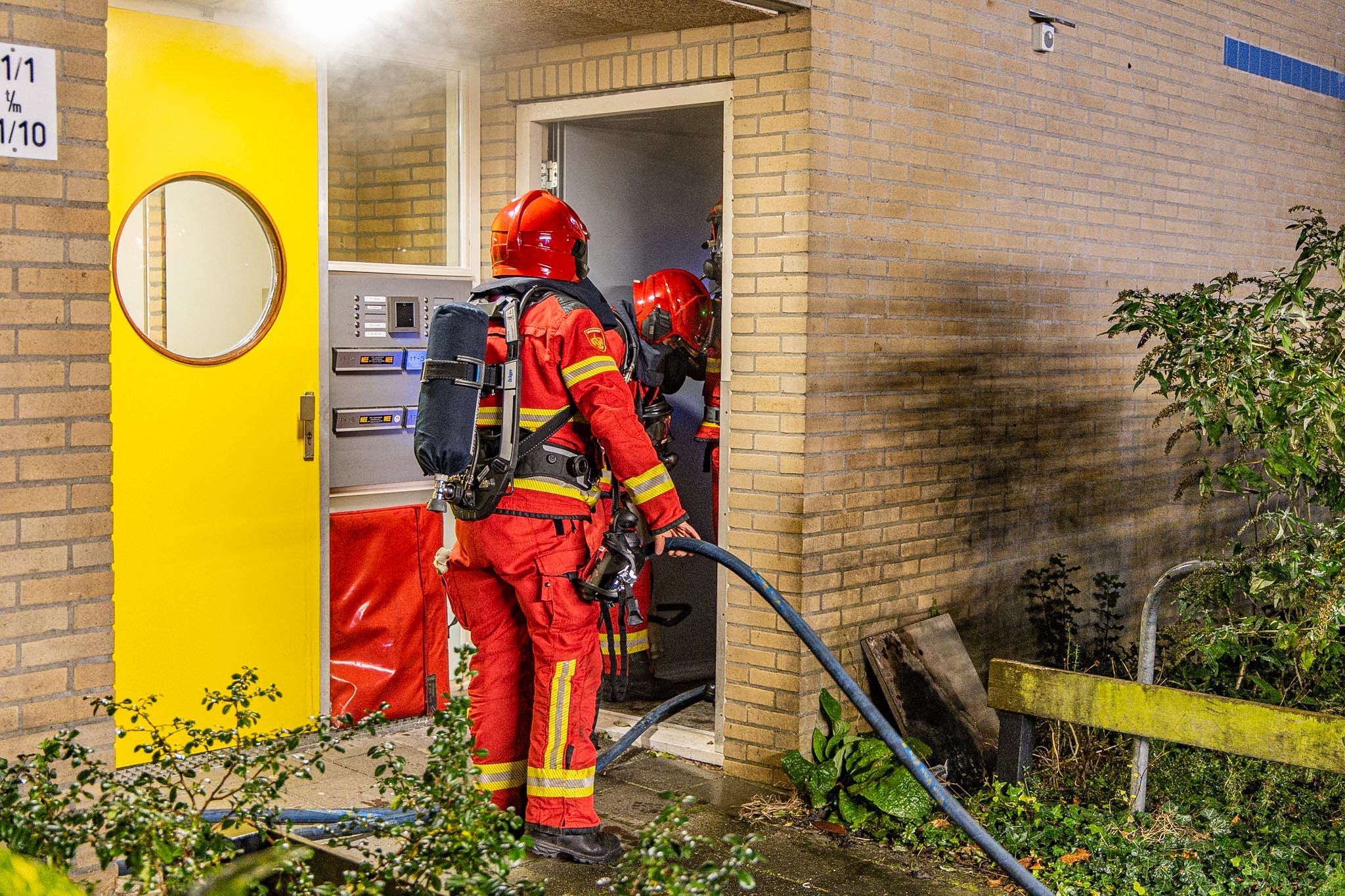 Opnieuw brand in appartementencomplex Helper Kerkstraat