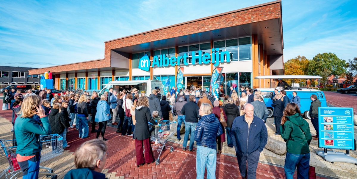 Het heeft heel lang geduurd, maar de nieuwe Albert Heijn in Ter Borch is eindelijk open