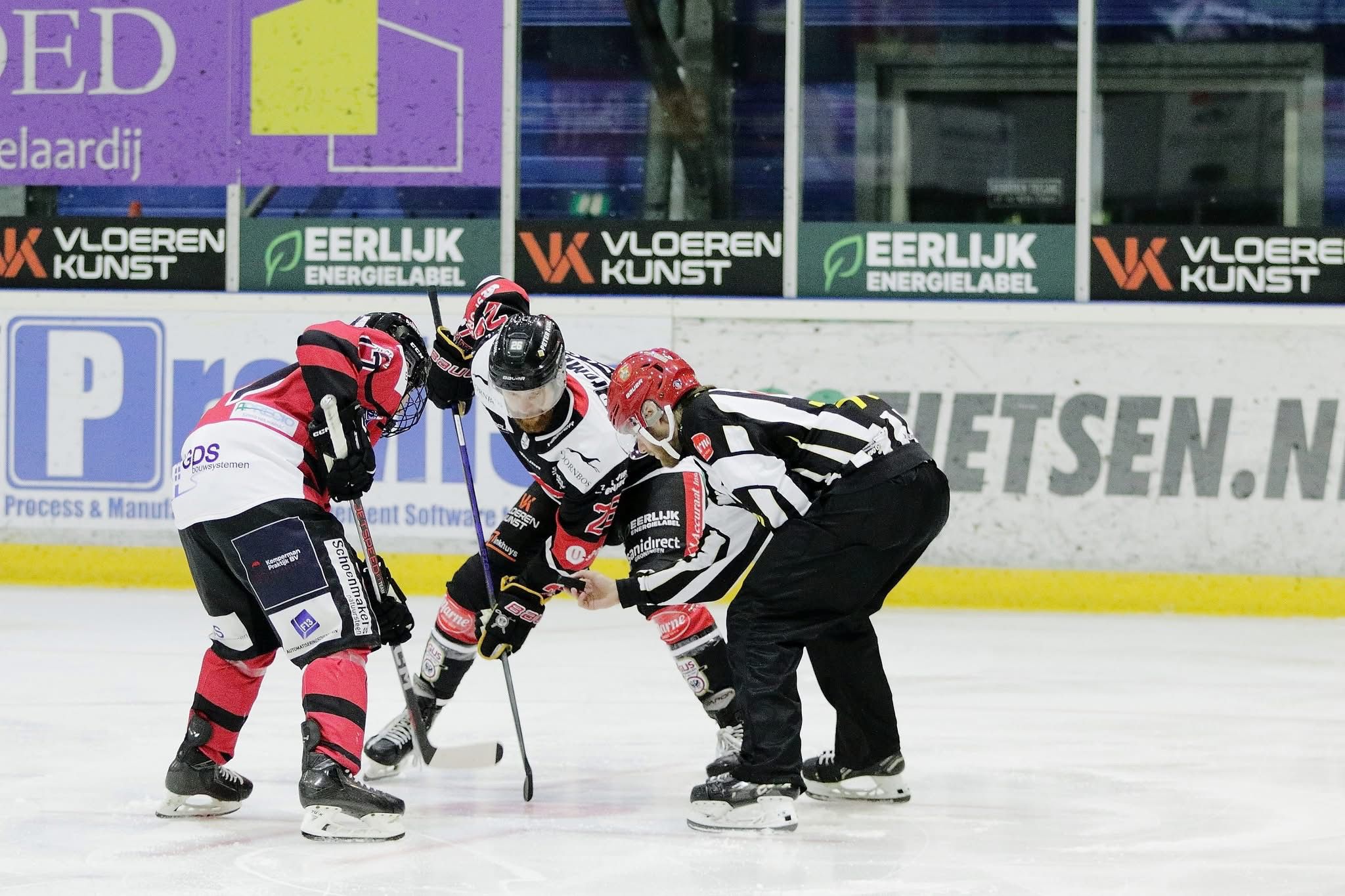 IJshockeyers GIJS verliezen nipt in Amsterdam na spannende inhaalrace
