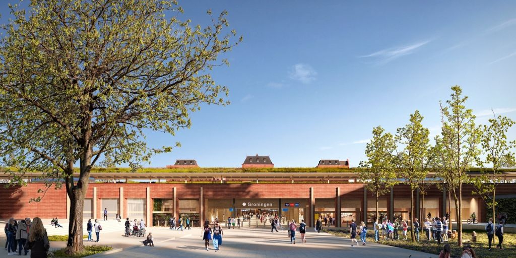 Vernieuwing station Groningen nog in volle gang