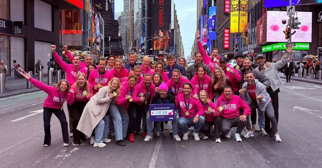 Lopers New York Marathon halen kwart miljoen euro op voor Beatrix Kinderziekenhuis