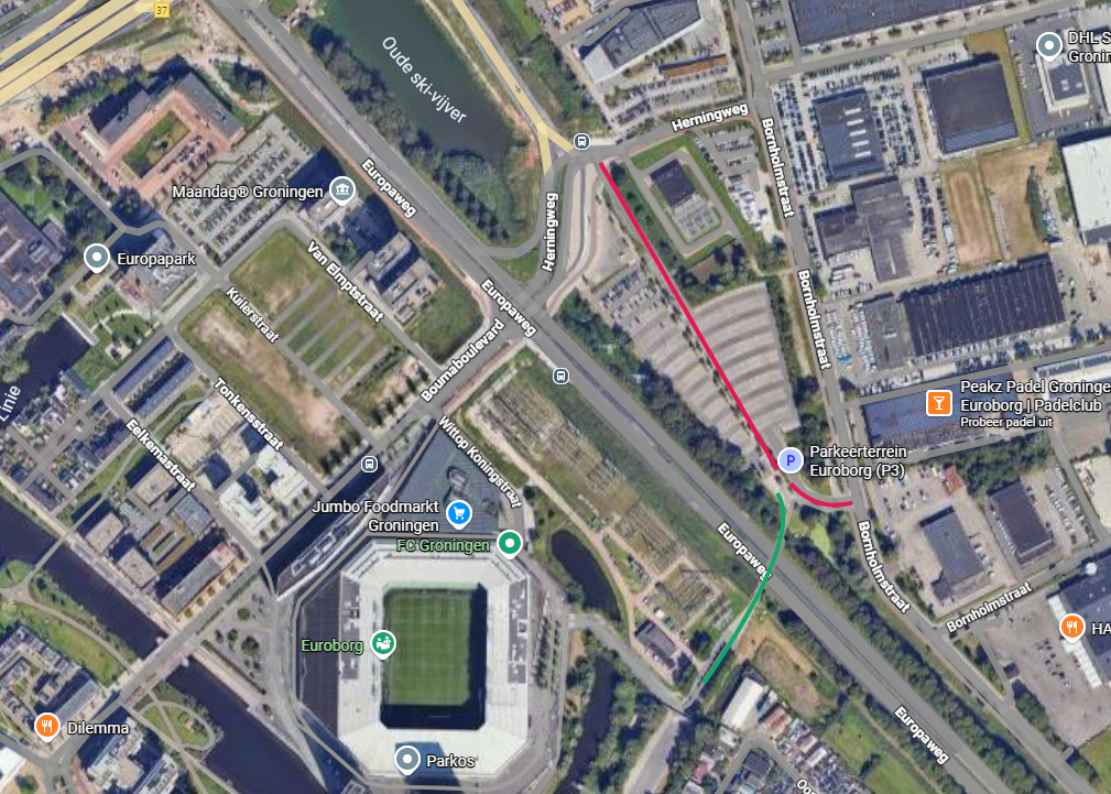 Spectaculair transport van transformatoren naar verdeelstation bij Euroborg