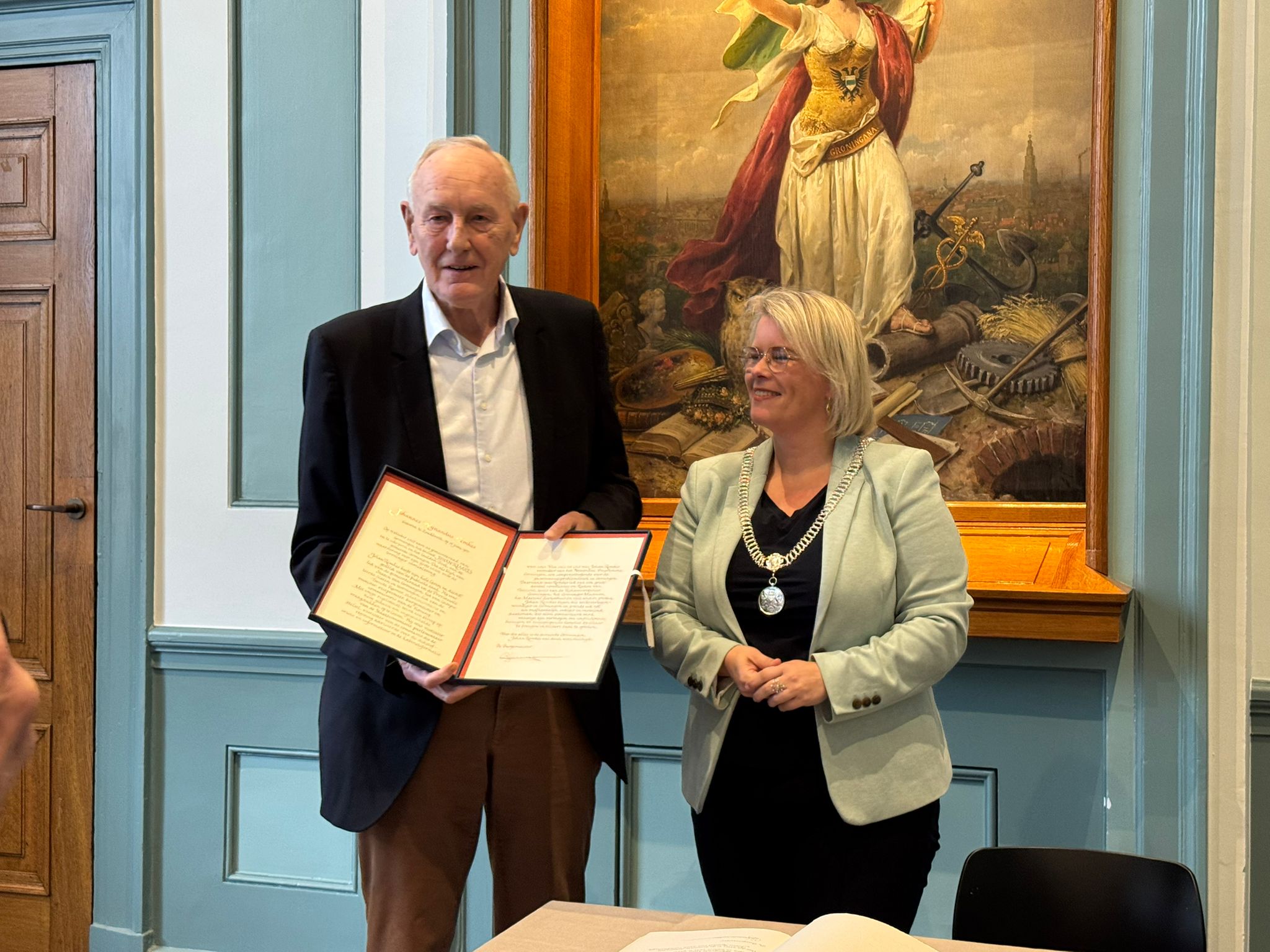 Johan Remkes benoemd als Ereburger van Groningen