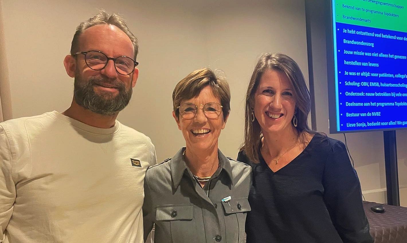 Brandwondenarts Sonja Scholten (Martini Ziekenhuis) is nu erelid van Vereniging Brandwondenzorg
