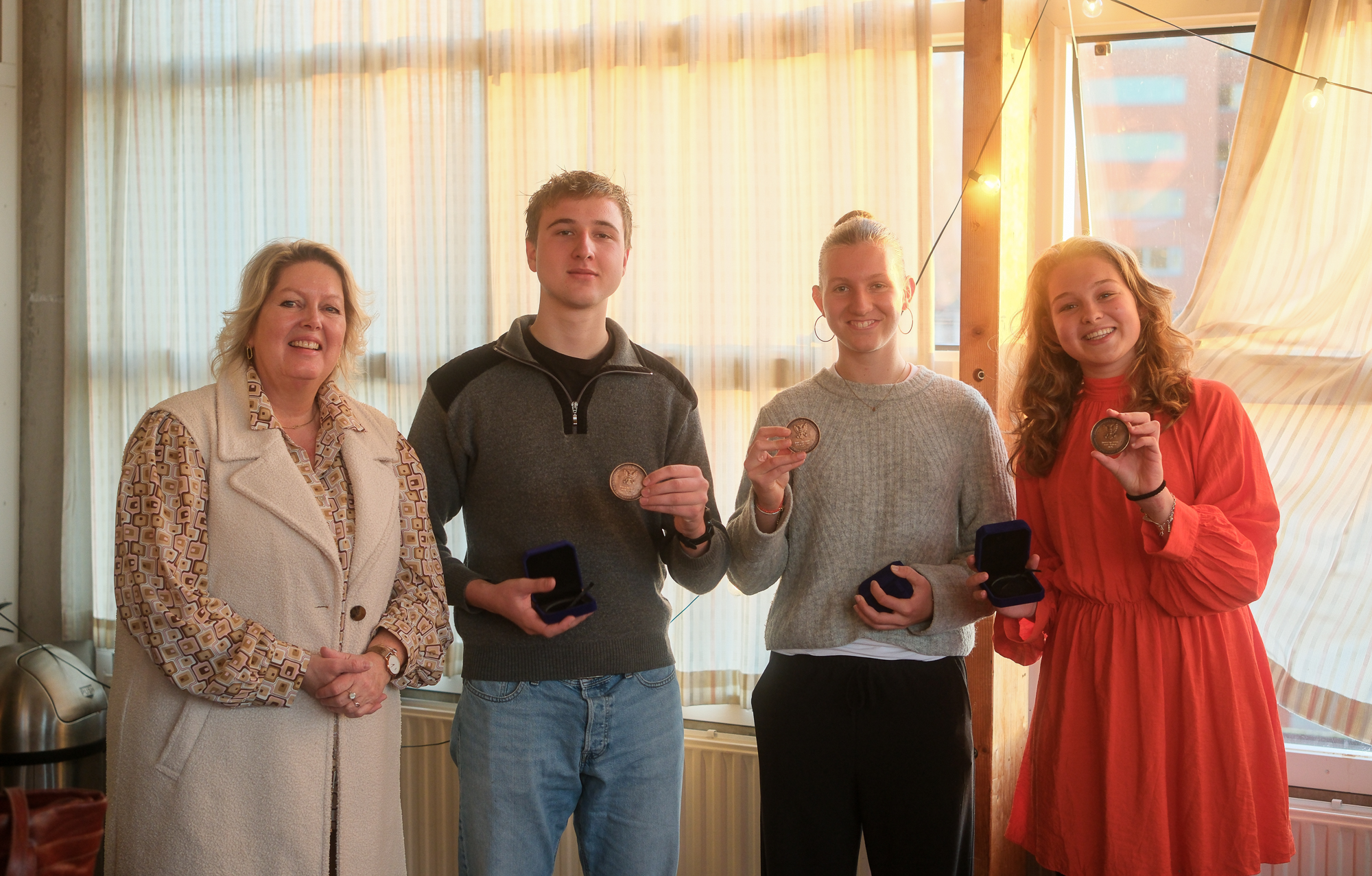 Juniorensportpenning voor drie talentvolle roeiers