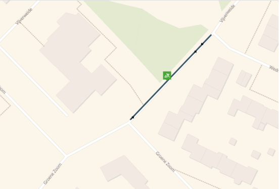 Afsluiting Vijverweide in Ten Boer