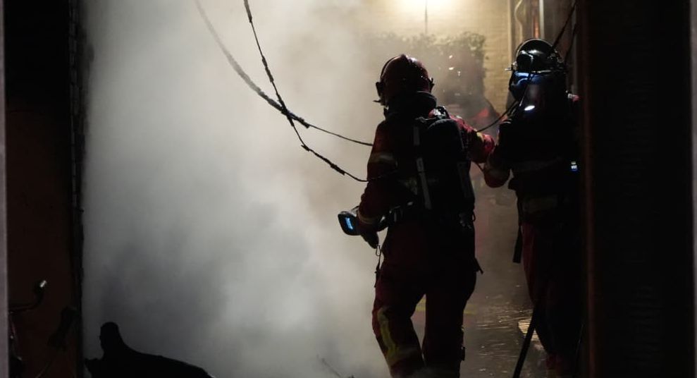 Forse brand in wooncomplex aan Vismarkt