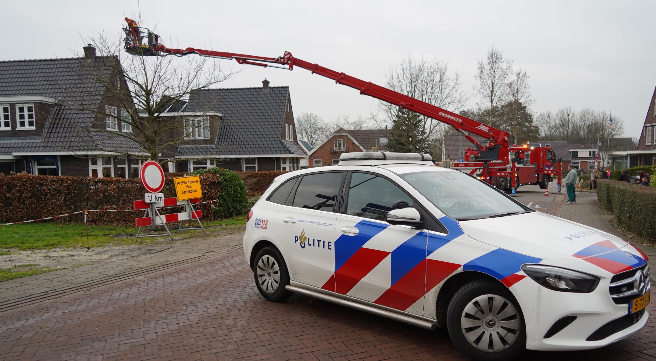 Schoorsteenbrand aan Engelberterweg snel onder controle