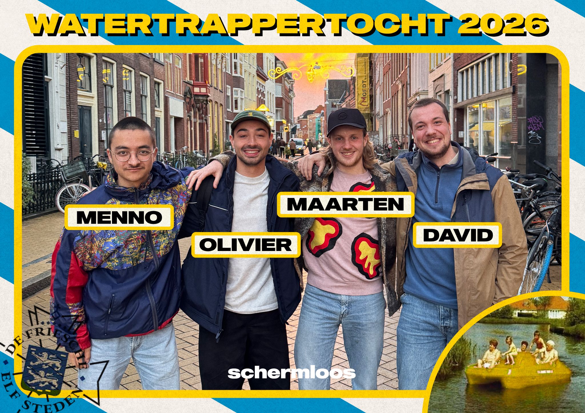 Met een watertrapper de Elfstedenroute af: “We willen een zaadje planten voor de mentale gezondheid”