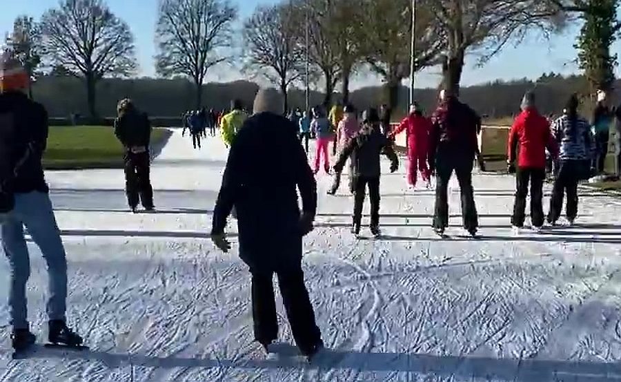 Oplopende temperaturen maken voorlopig een einde aan de ijspret
