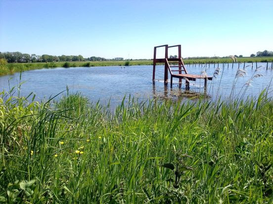Waterstand natuurbad Woltersum hersteld