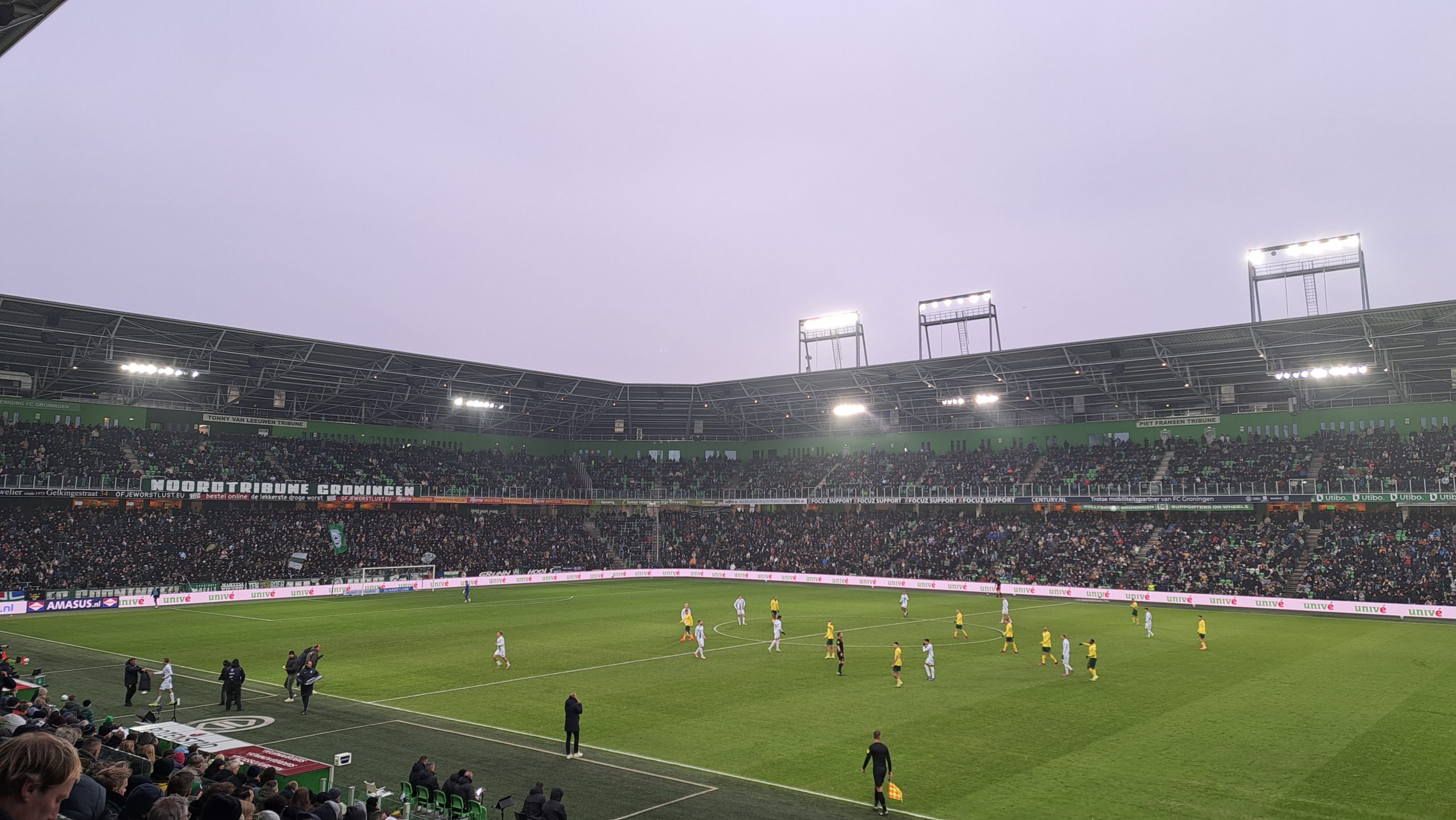 FC Groningen in honderdste wedstrijd Dick Lukkien onderuit tegen Fortuna Sittard