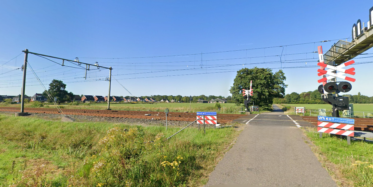 Spoorwegovergangen in Haren afgesloten vanwege werkzaamheden