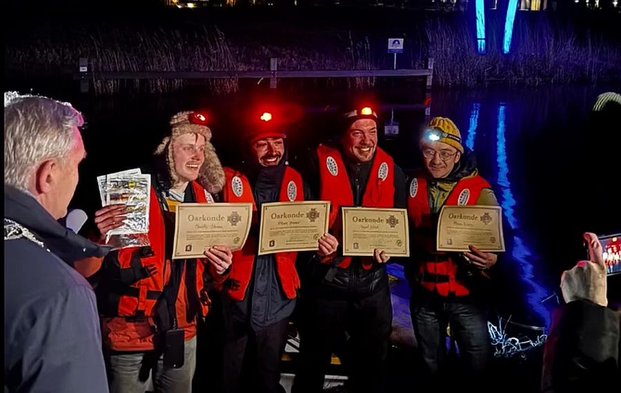 Schermloos maandagavond in Leeuwarden aangekomen