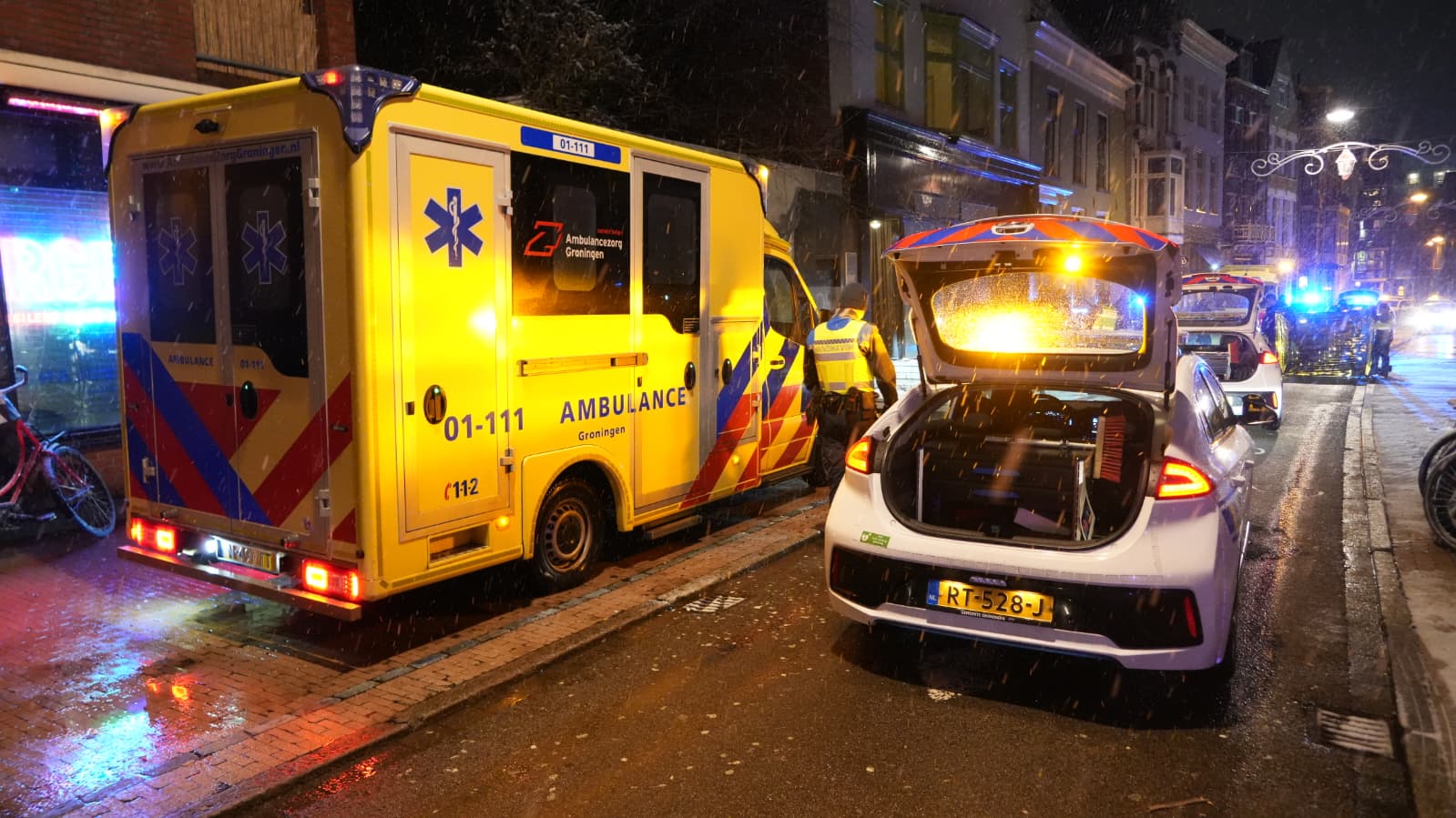 Persoon komt ten val bij ernstige aanrijding in Gelkingestraat