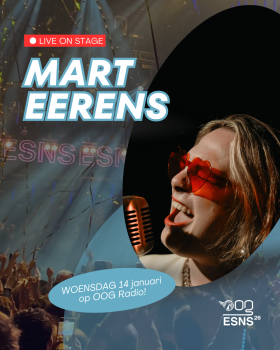 artiesten aakondiging OOG op ESNS Mart Eerens