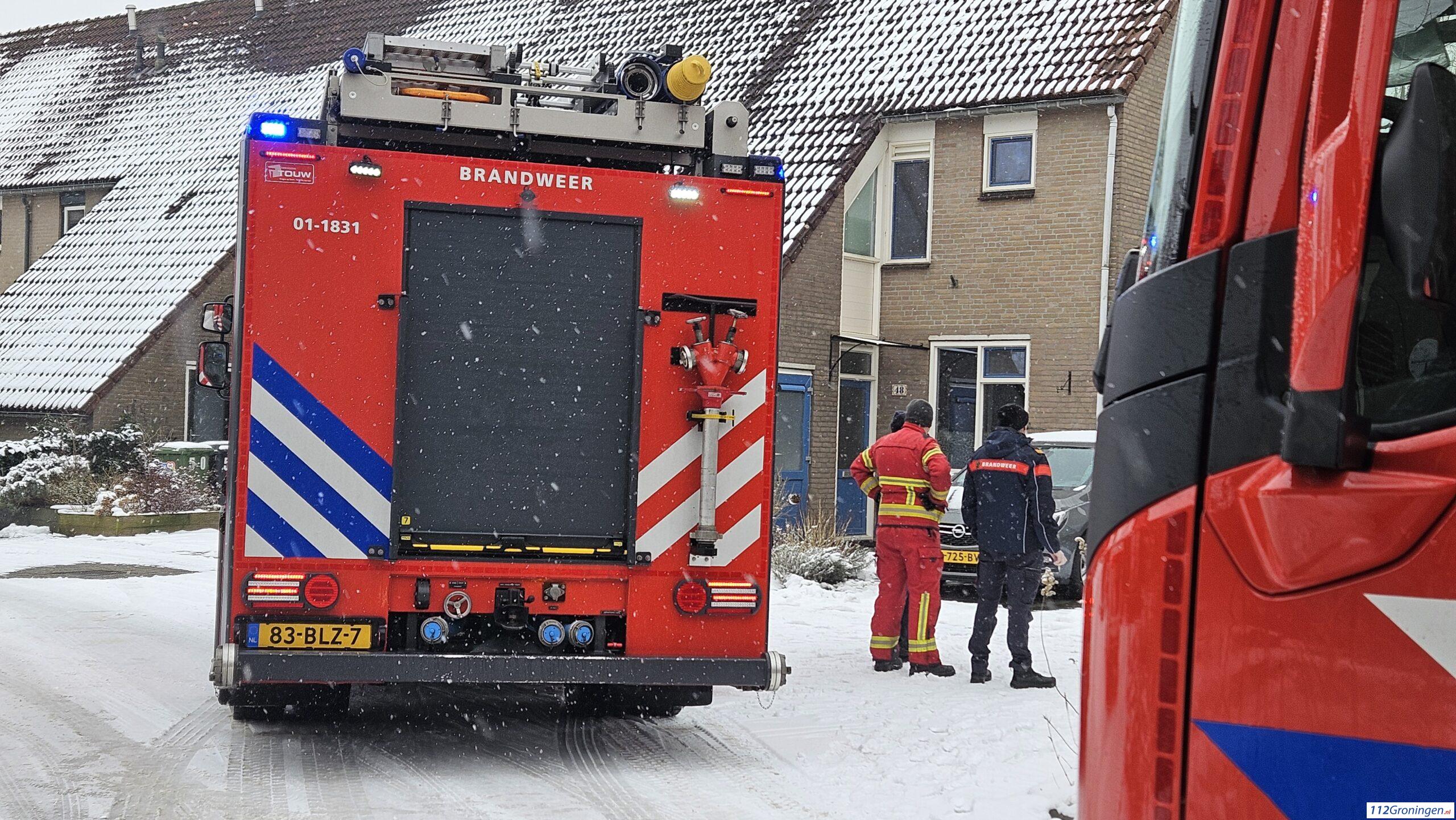Brand in kachel woning Jensemaheerd