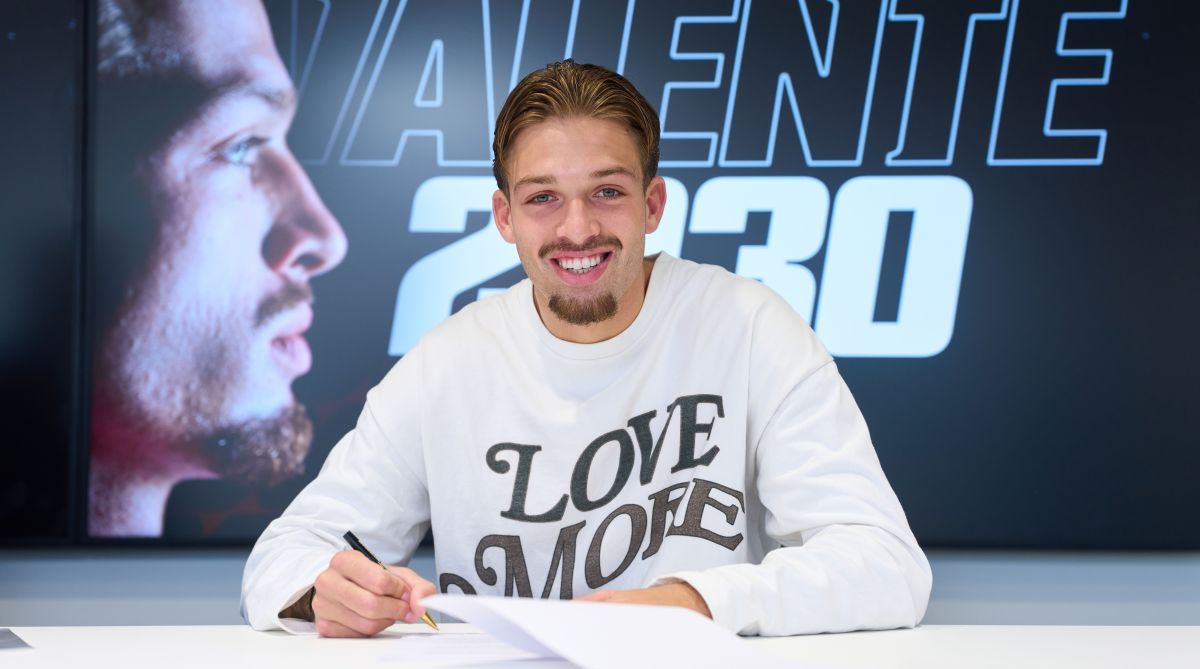 Luciano Valente verlengt contract bij Feyenoord: ‘Met elkaar doorgroeien naar een nog hoger niveau’