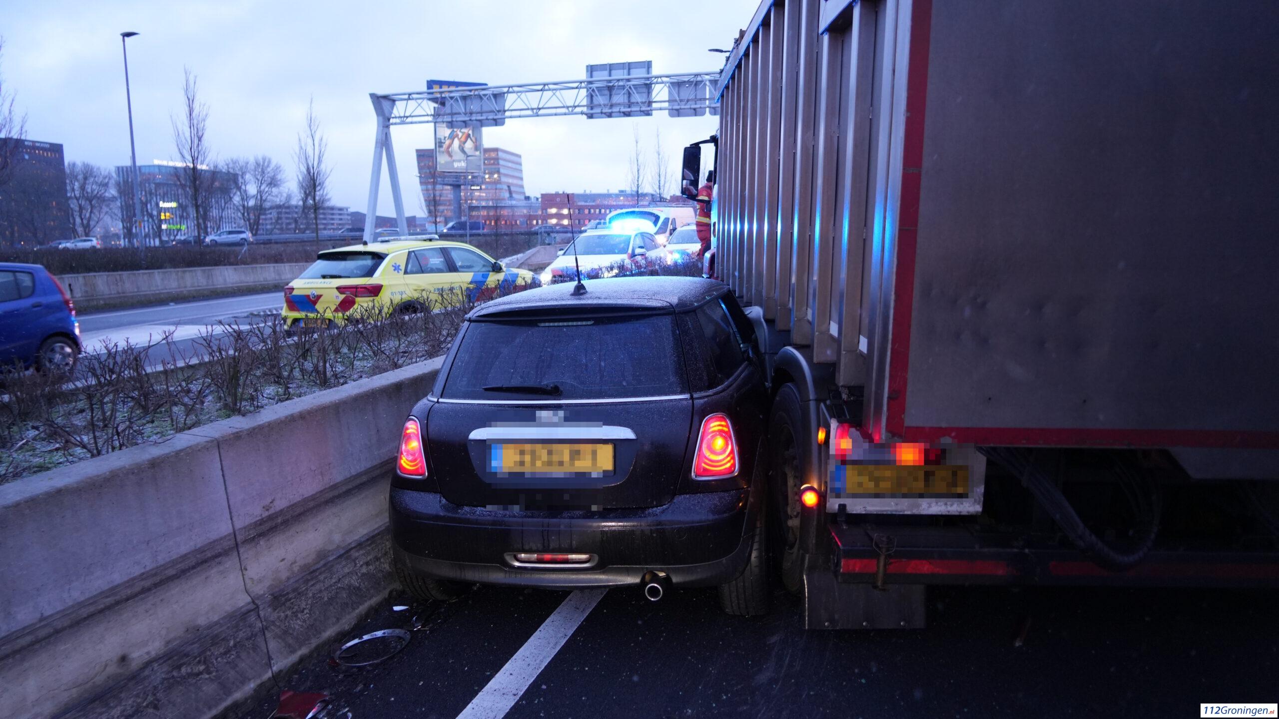 Verkeersongeluk op N7 zorgt voor lange file
