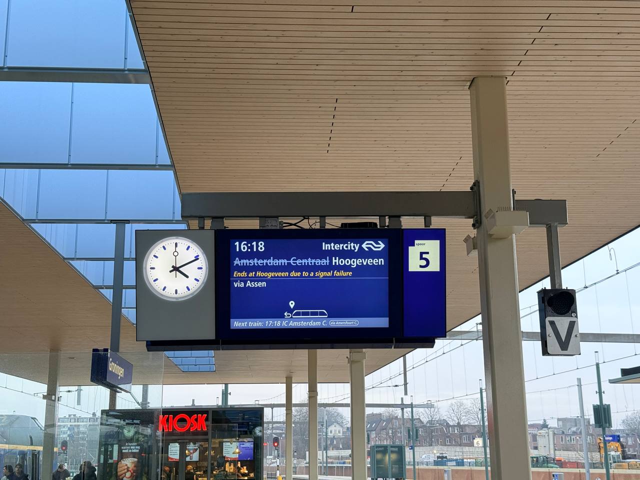 Minder treinen naar Zwolle door storing