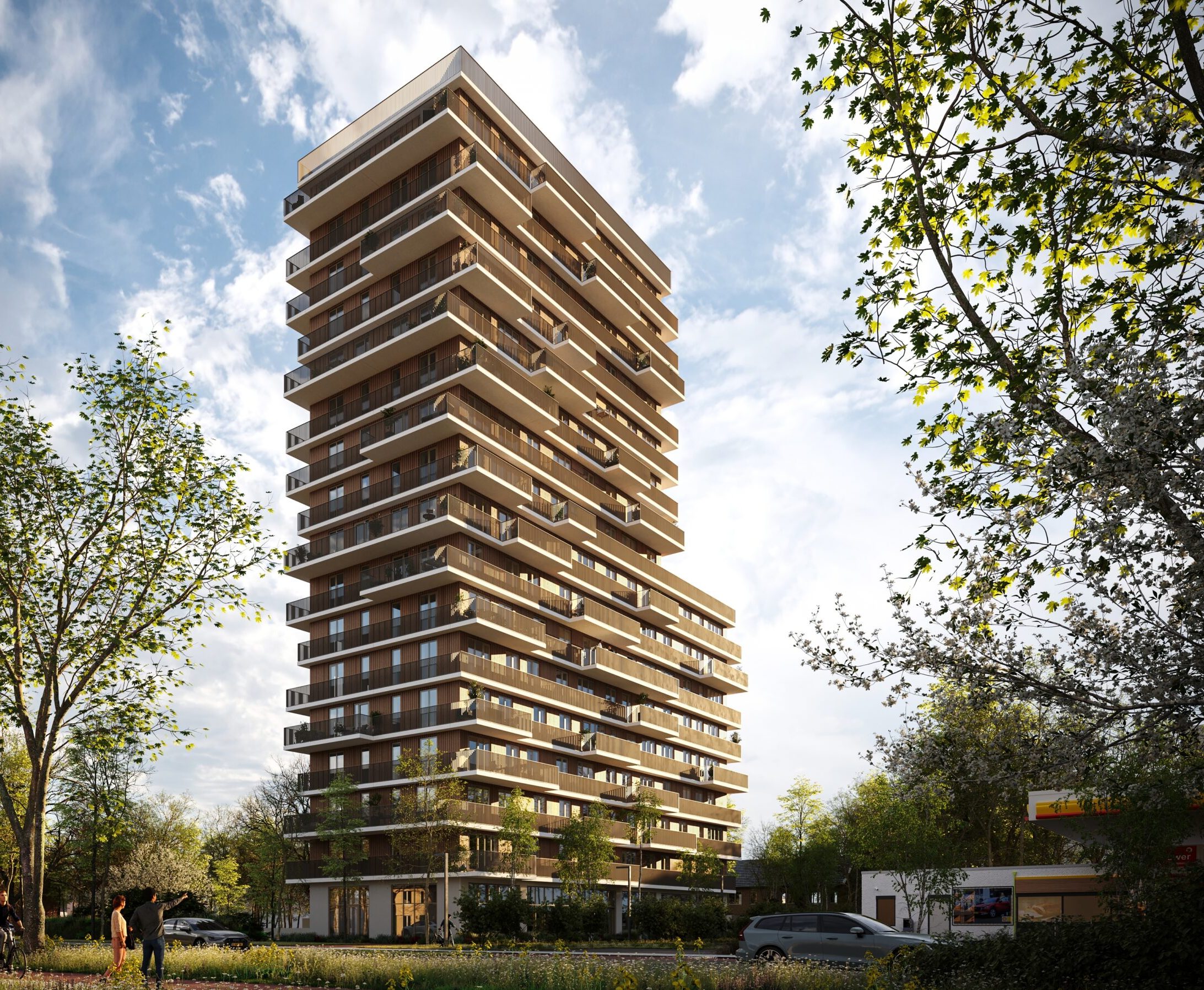 Bouw woontoren Nova in De Wijert officieel gestart