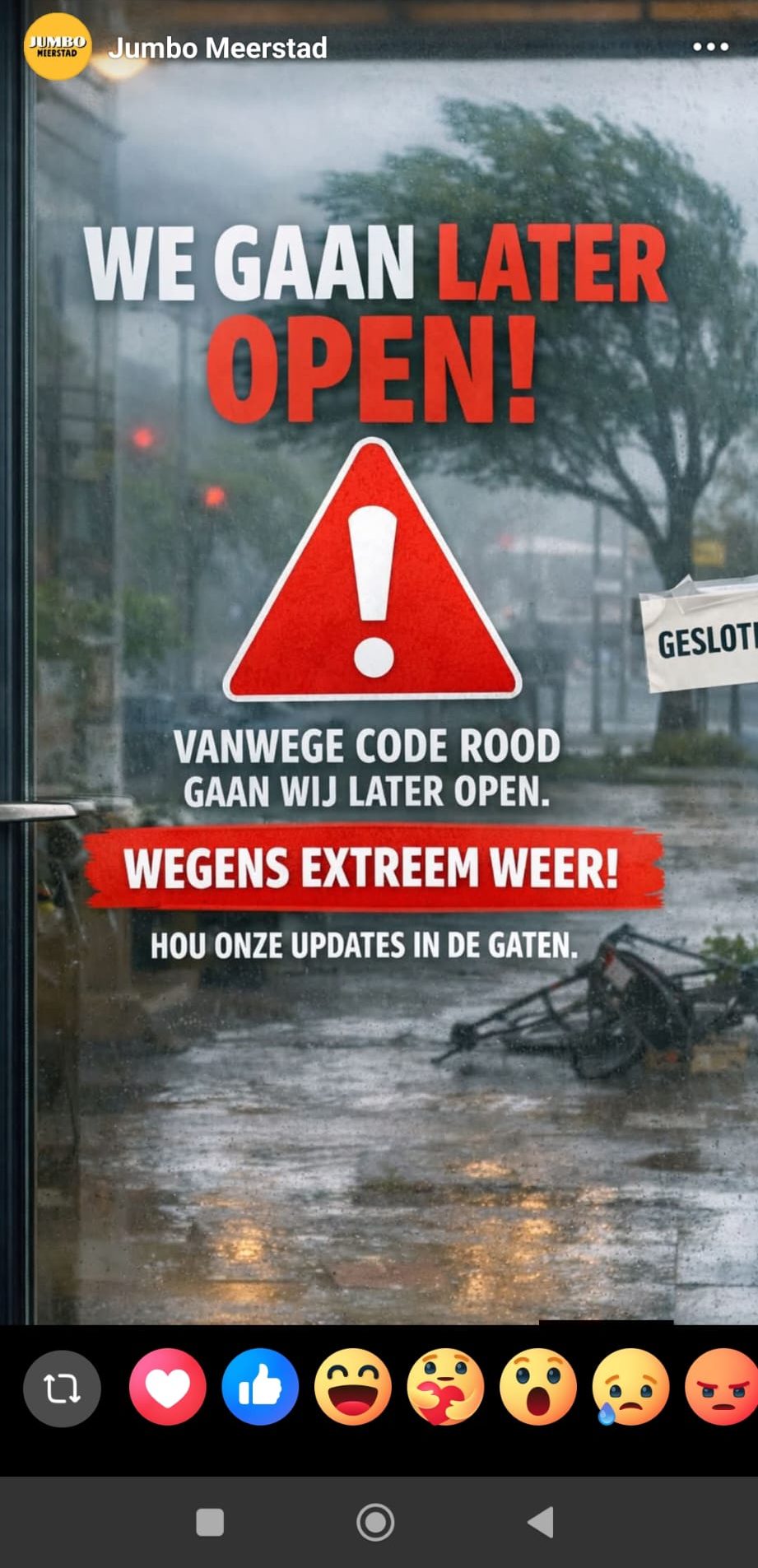Code Rood Grappig Liveblog gladheid: ‘Code rood’ voorbij, tot donderdagmiddag nog wel ...