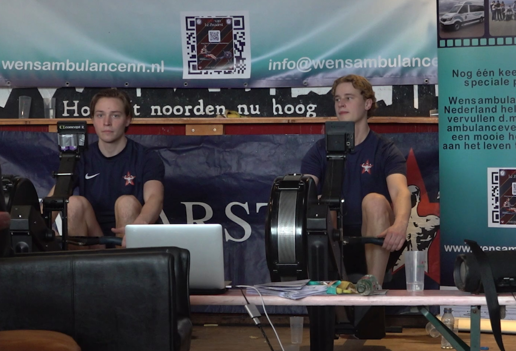 Roeimarathon op G.S.R Aegir voor het goede doel