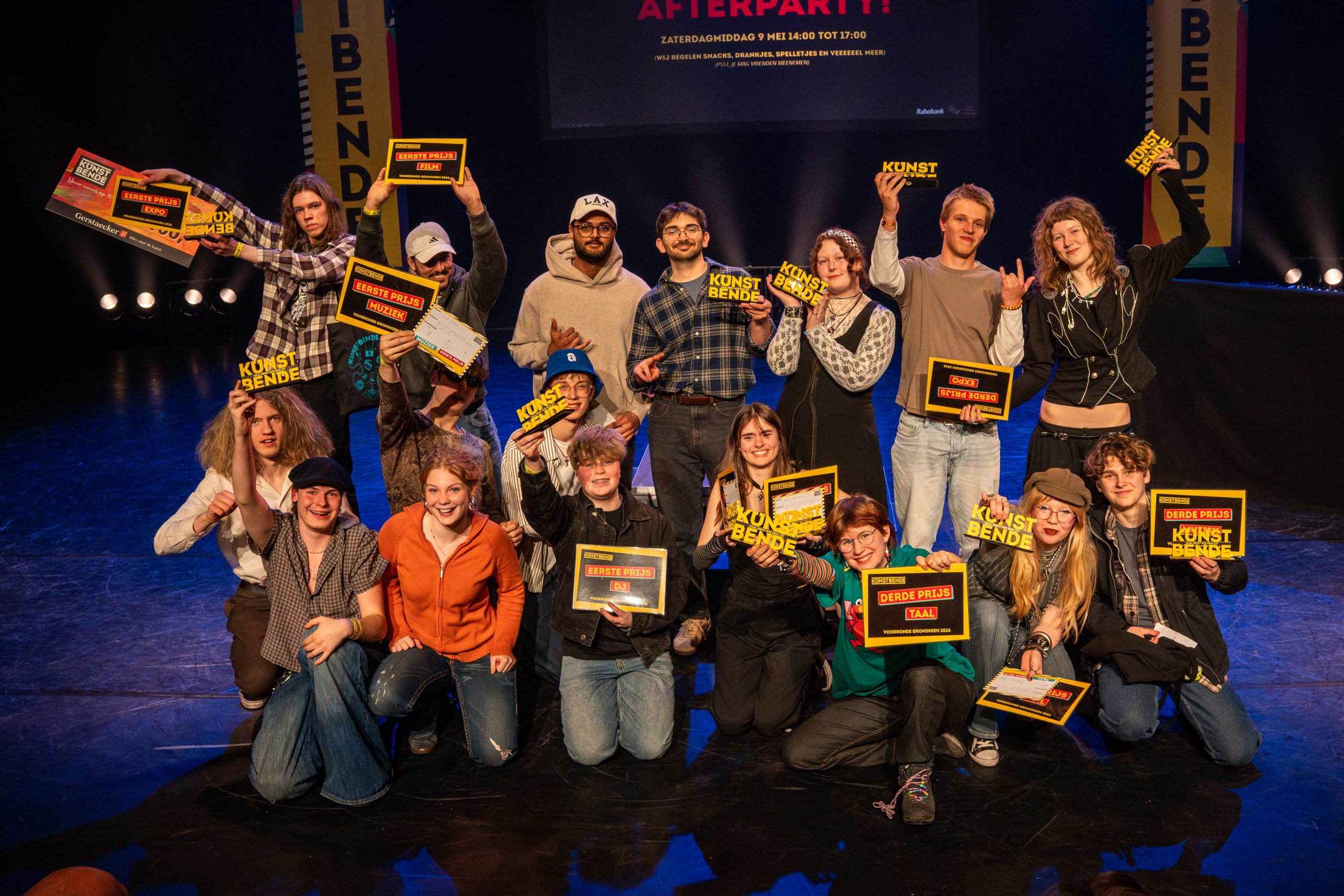 Jongeren schitteren tijdens voorronde Kunstbende: “Op naar de Melkweg”