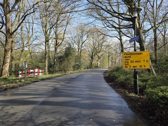 Werkzaamheden in Stadspark tot april