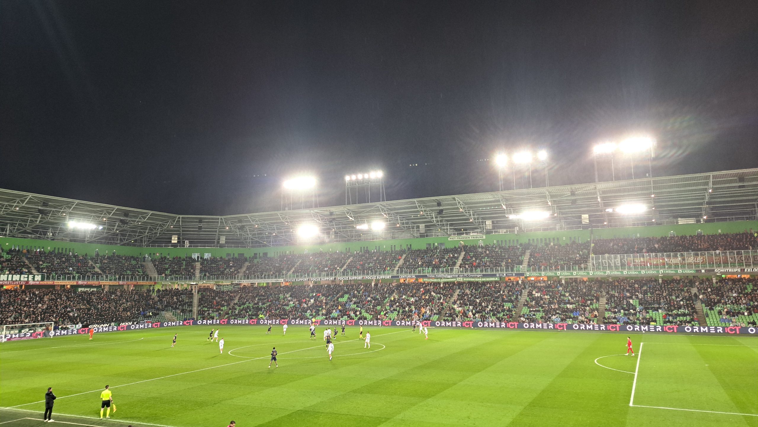FC Groningen moet genoegen nemen met een punt tegen Go Ahead Eagles
