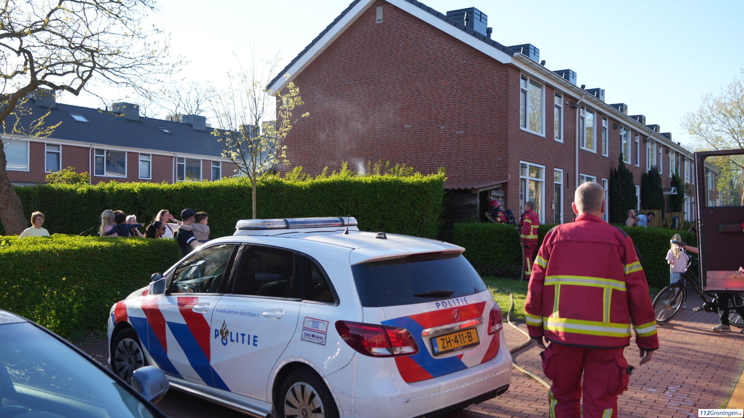 Brand in schuur in Natriumstraat
