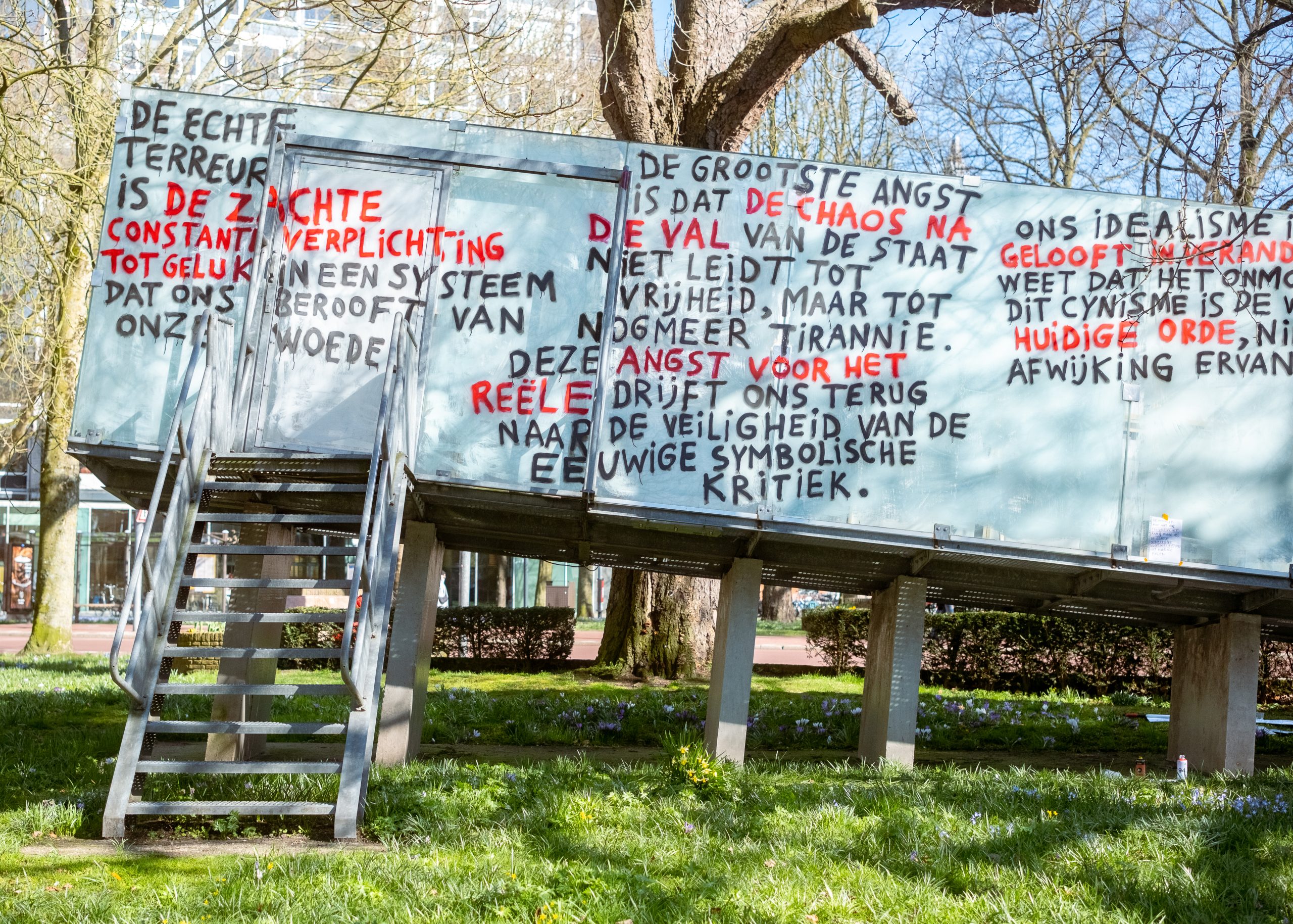 Nieuwe kunstproject met AI-teksten vanaf deze woensdag te zien in Tschumipaviljoen