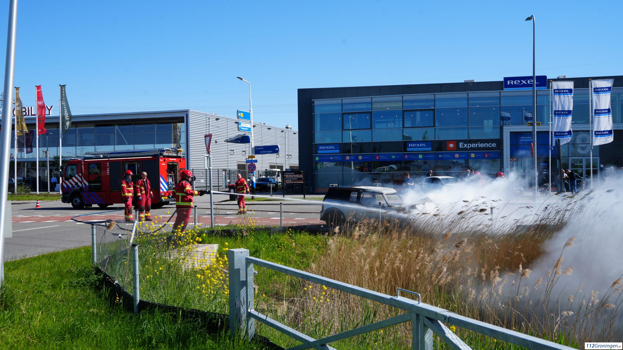 Auto uitgebrand aan Kieler Bocht