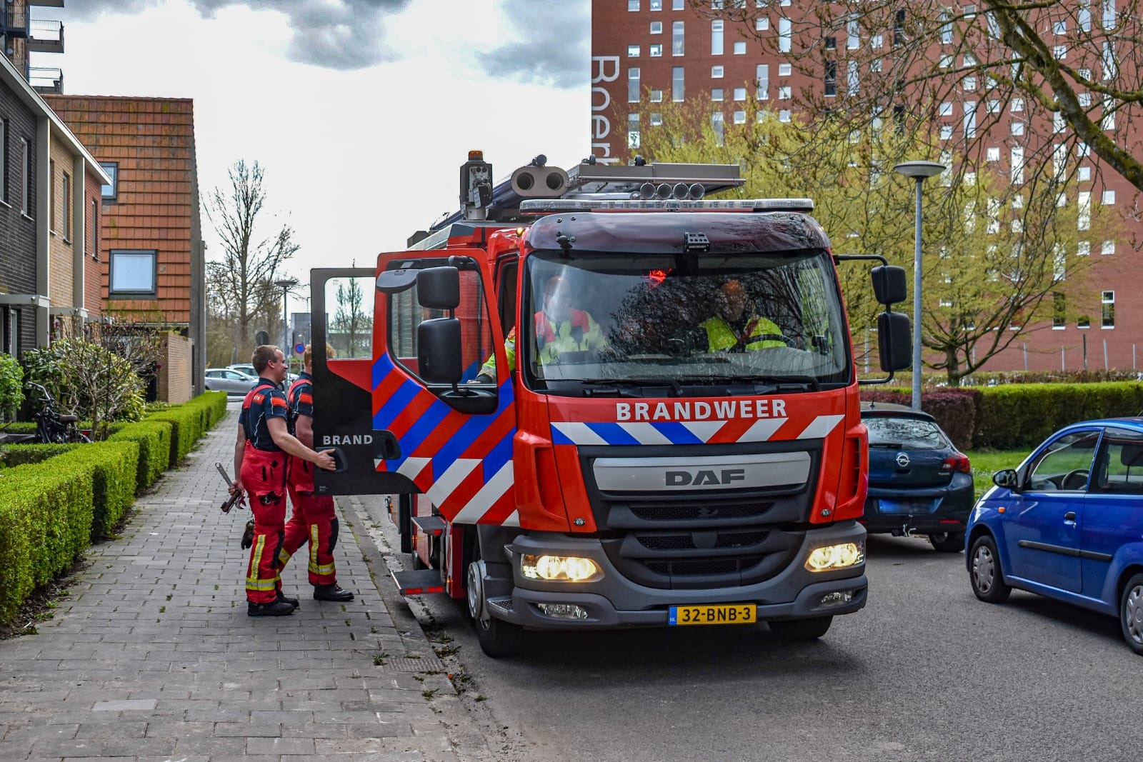 Wasmachine op zolder zorgt voor flinke waterschade in woning Boerhaavelaan