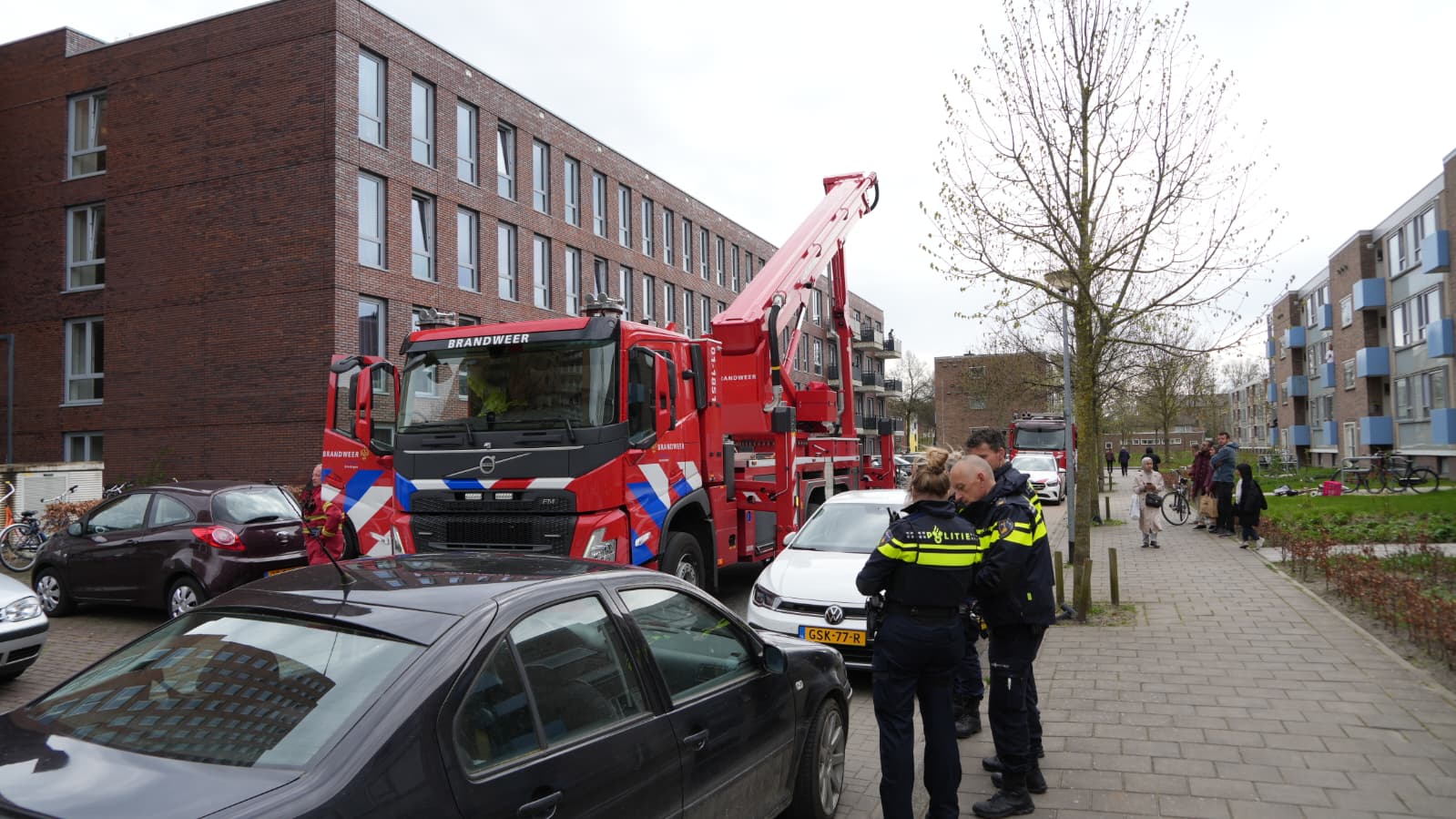 Brandende matras in studentencomplex zorgt voor flinke commotie in Paddepoel