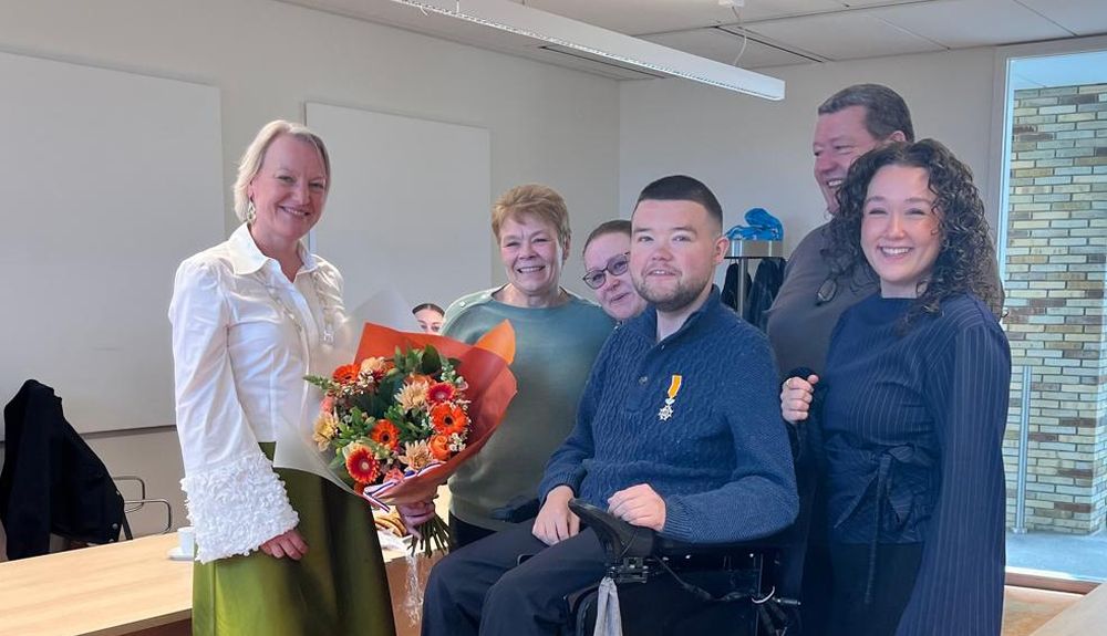 ‘Heel hard gaan en dan maar zien waar het schip strandt’ bezorgt Wesley Ferwerda (31) een lintje