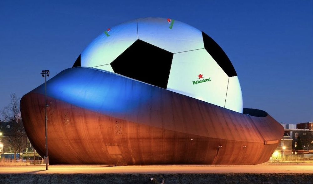 Na ’s werelds grootste kerstbal wordt DOT ook de ‘grootste voetbal van Europa’ tijdens het WK